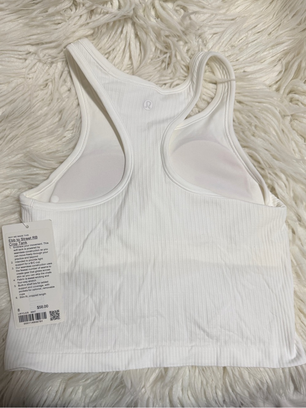 Lululemon EBB to Street Racerback Crop Tank - Picture 2 of 3